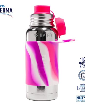 Pura  Therma Sportsflaske Big Mouth  Pink Swirl 475ml