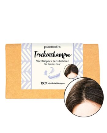 Puremetics Refill Tørshampoo Til Mørkt Hår Duftfri