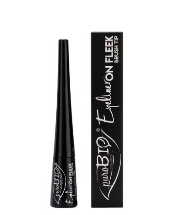 Purobio Cosmetics Flydende Eyeliner Med Brush Tip Sort