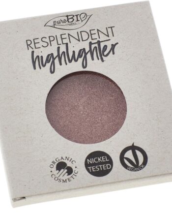 Purobio Cosmetics Highlighter Glow Finish Pink Gold 04 Refill
