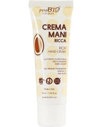 Purobio For Skin Bio Rich Hand Cream Shea