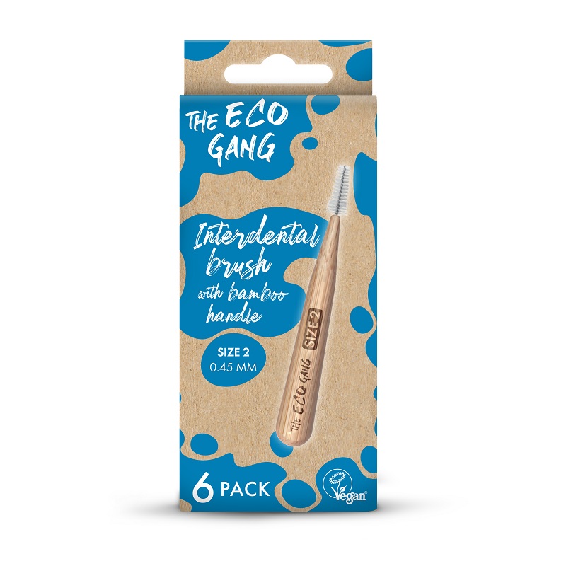 The Eco Gang Bambus Interdental Mellemrumsbørste   45mm