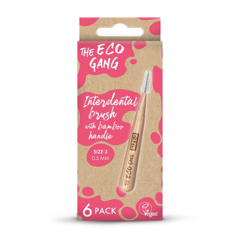 The Eco Gang Bambus Interdental Mellemrumsbørste   50mm