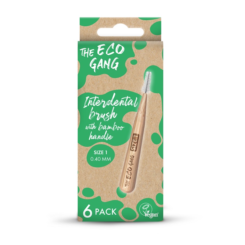 The Eco Gang Bambus Interdental Mellemrumsbørste   40mm