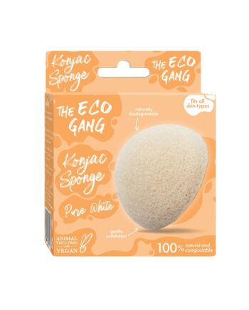 The Eco Gang Konjac Sponge Pure White