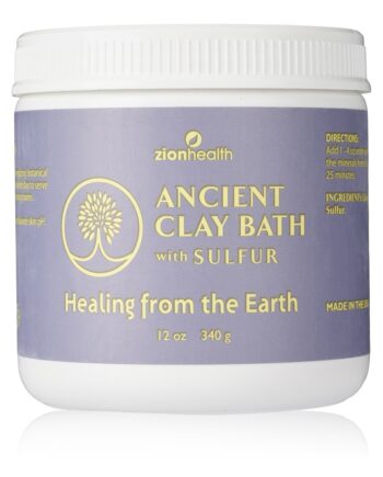 Zionhealth Ancient Clay   Sulfur Bath Powder