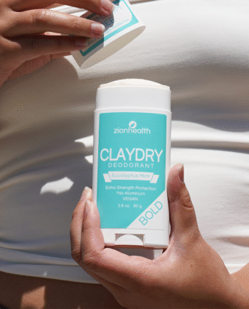 Zionhealth Bio Claydry Deodorant Eucalyptus Mint