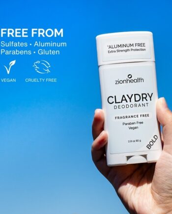 Zionhealth Bio Claydry Deodorant Fragrance Free