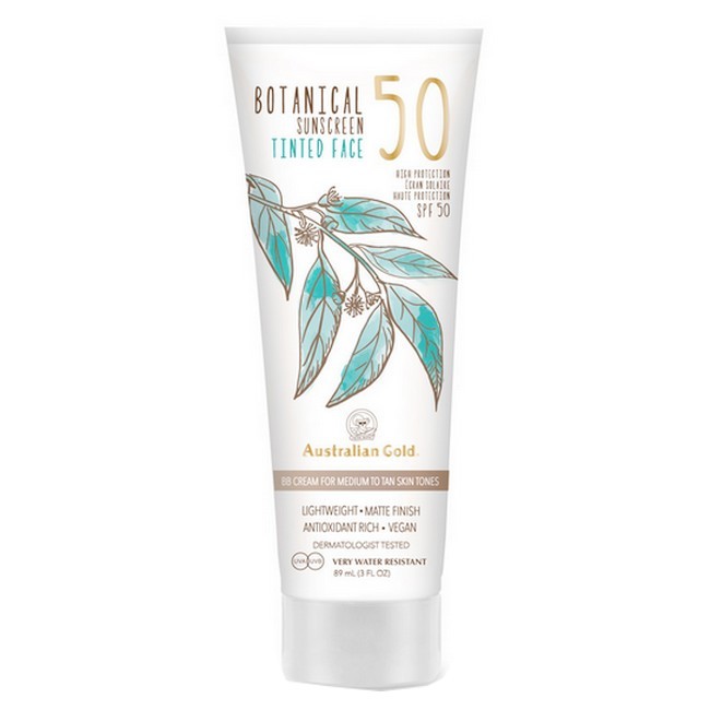 Australian Gold Botanical Tinted Face Spf 50 Medium To Tan 89 Ml
