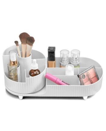 Gillian Jones Beauty Table Multi Organizer Rotation White