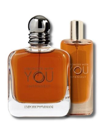 Giorgio Armani Stronger With You  Intensely Sæt 100 Ml   15 Ml