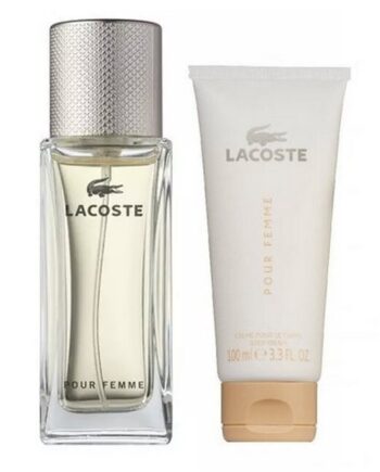 Lacoste Pour Femme Eau De Parfum Sæt 50 Ml Edp   Body Lotion