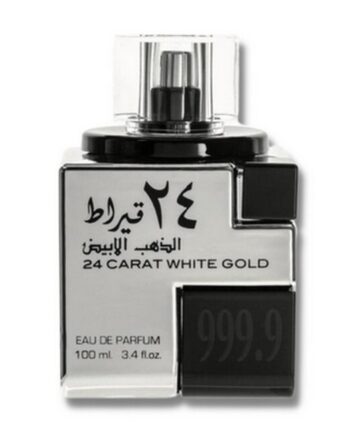 Lattafa Perfumes  24 Carat White Gold Eau De Parfum 100 Ml Edp