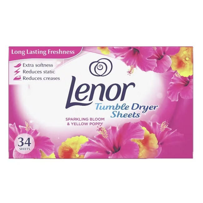 Lenor Tumble Dryer Sheets Sparkling Bloom