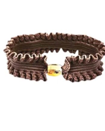 Libling Original Hårelastik Latte Og Guld Charm