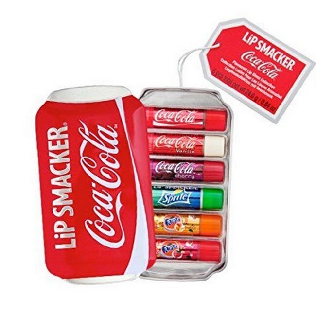 Lip Smacker Mixed Coca Cola Lip Balms Tin Box Stk