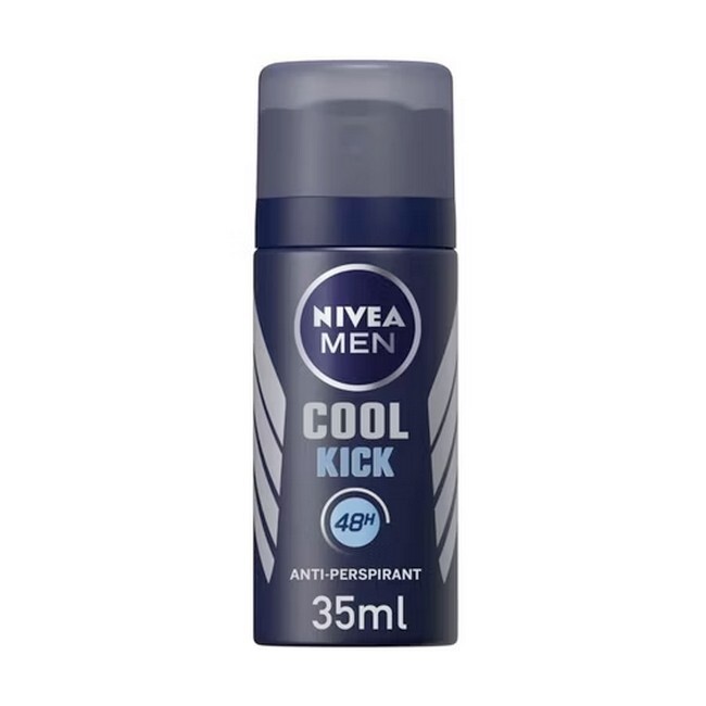 Nivea Men Cool Kick 48hr Deodorant Spray 35 Ml Travel Size