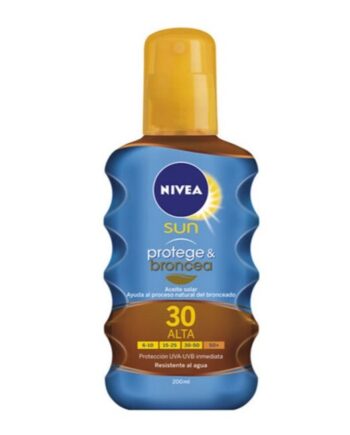 Nivea Sun Protect   Bronze Oil Spray Spf30 200 Ml