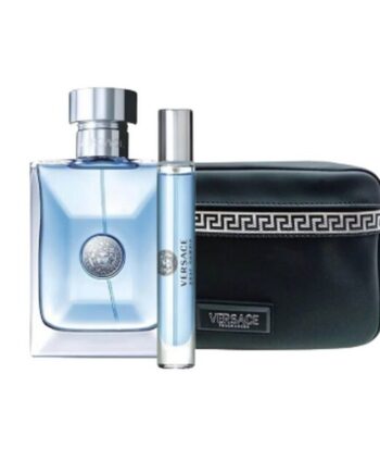 Versace Man Eau Fraiche Eau De Toilette Sæt 100 Ml   10 Ml   Toilettaske