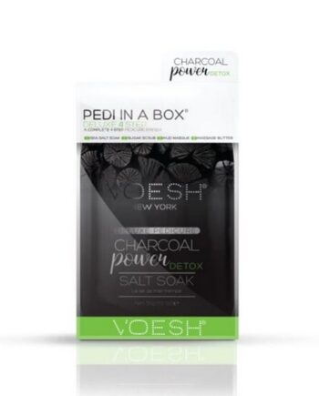Voesh Pedi In   Box Charcoal Power Detox
