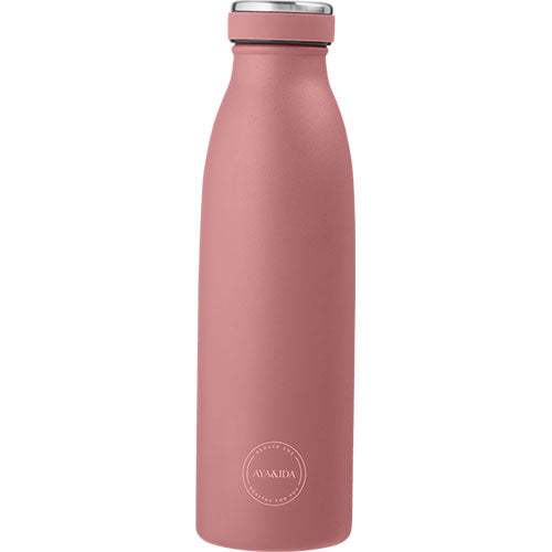 Aya Ida Drinking Bottle 500ml Ash Rose
