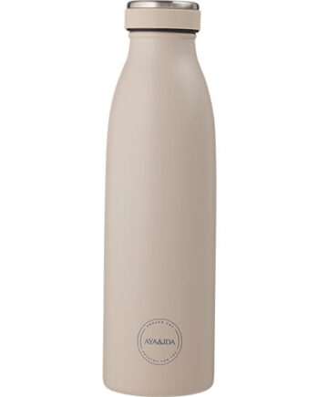 Aya Ida Drinking Bottle 500ml Cream Beige