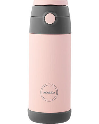 Aya Ida Kids Straw Bottle Soft Rose