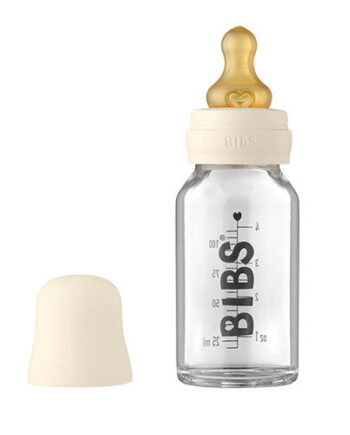 Bibs Bibs Baby Glass Bottle Complete Set Latex 110ml