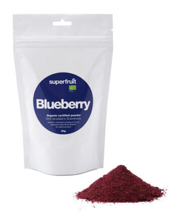 Superfruit Blåbær Pulver   Superfruit