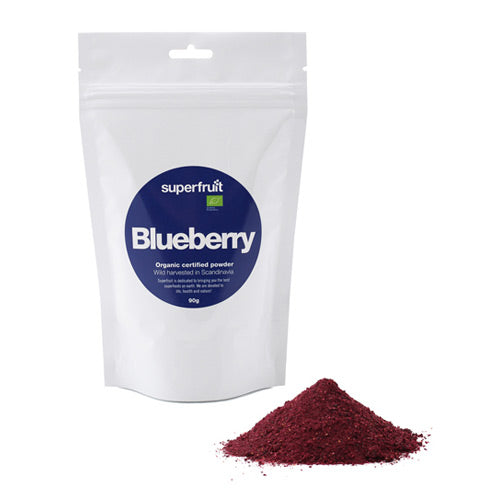 Superfruit Blåbær Pulver Superfruit