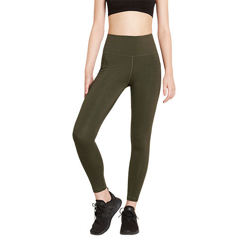 Boody Full-length High-waist Tights Dark Marl Str Xs