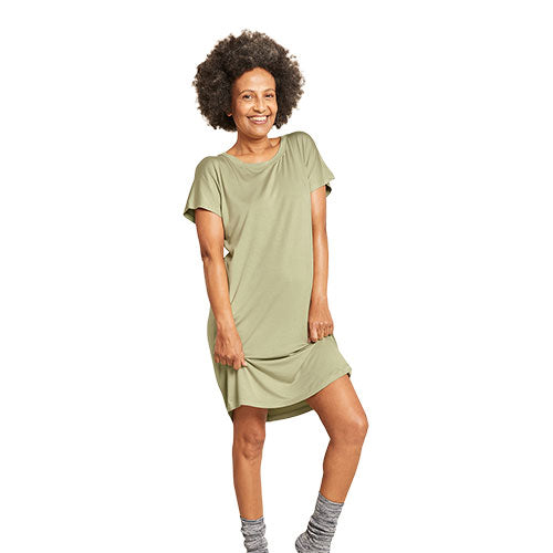 Boody Goodnight Nightdress Sage Str