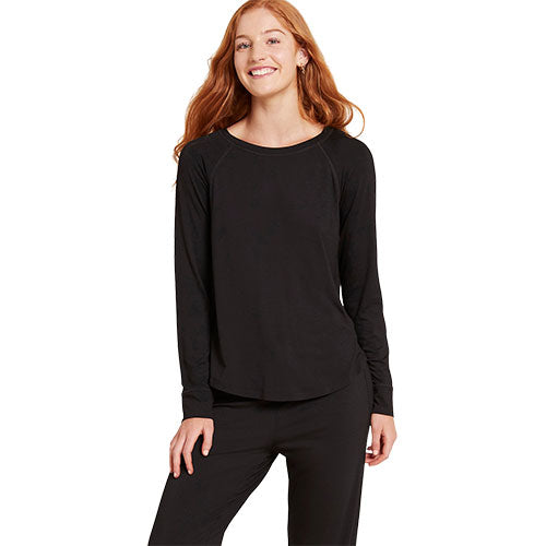 Boody Goodnight Raglan Sleep Top Sort Str Xs