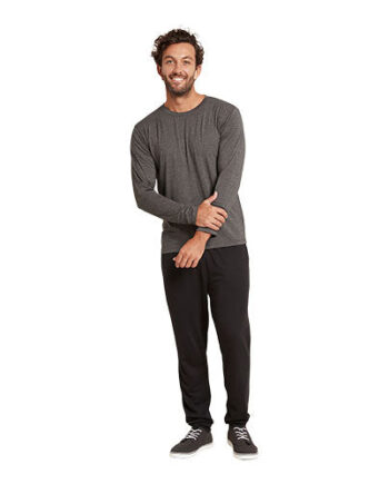 Boody Menâ    Long Sleeve Crew  -shirt Dark Marl Str