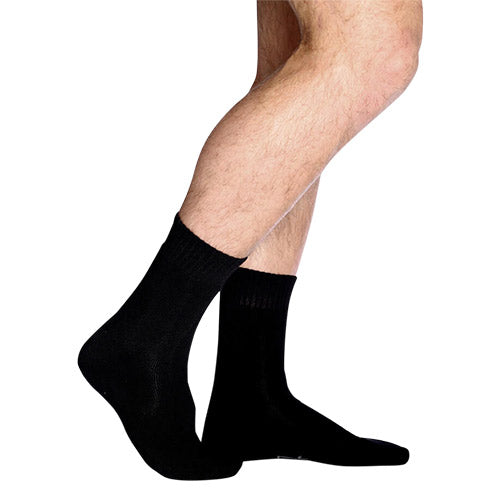Boody Menâ Work Boot Socks Sort Grå Str 45-50