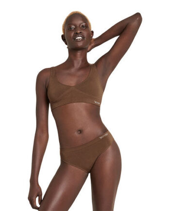 Boody Padded Shaper Crop Bra Nude   Str
