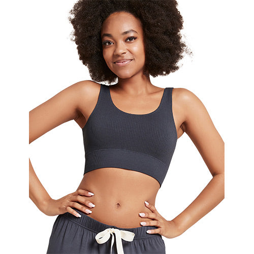 Boody Ribbed Seamless Bra Storm Str