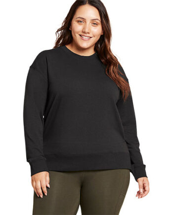 Boody Womenâ   Weekend Crew Pullover Sort Str