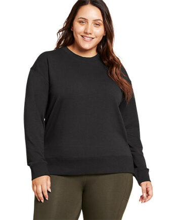 Boody Womenâ   Weekend Crew Pullover Sort Str