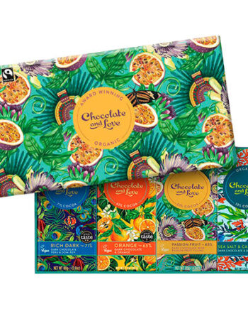 Chocolate And Love Gaveæske  3x80g  1x 85g   økologisk