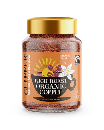 Clipper Instant Kaffe Rich Roast  økologisk