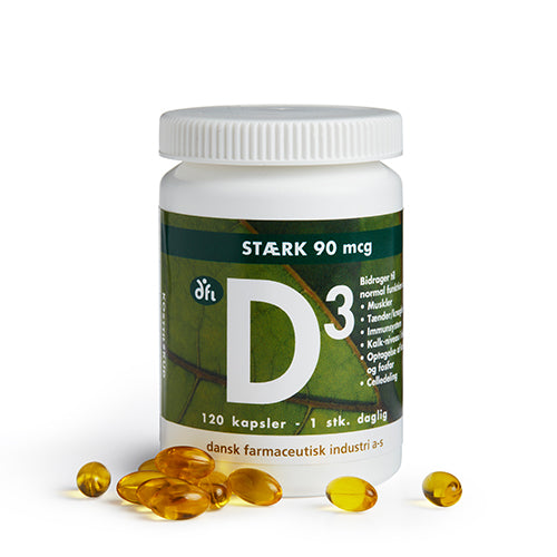Grønne Dfi Vitaminer D3-vitamin 90 Mcg