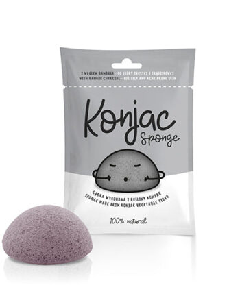 Konjac Svamp Sort Til Fedtet