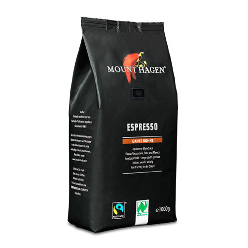 Mount Hagen Kaffebønner Espresso økologisk