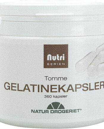 Natur-drogeriet Gelatine Kapsler Tomme