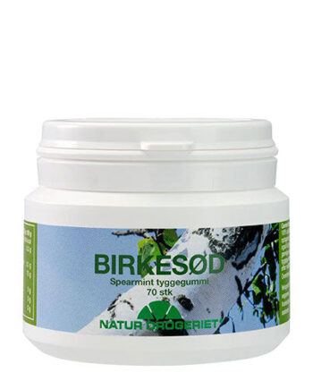 Natur-drogeriet Tyggegummi Birkesød Spearmint 70 Stk