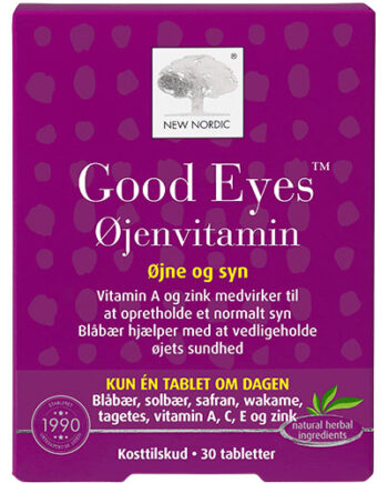 New Nordic Good Eyes øjenvitamin