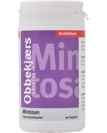 Obbekjærs Obbekjærs Mintosan Pebermyntekapsler