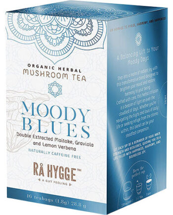 Rå Hygge Moody Blues Maitake Herbal Tea  økologisk