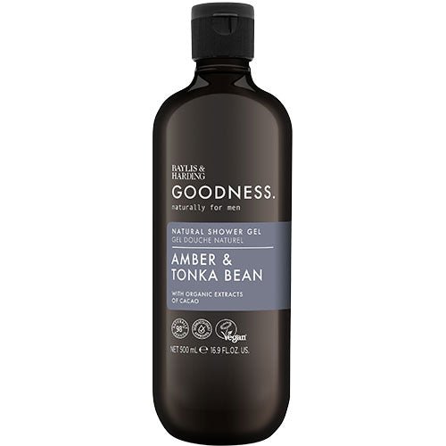 - Veganskbaylis   Harding Goodness Men Amber   Tonka Bean Shower Gel
